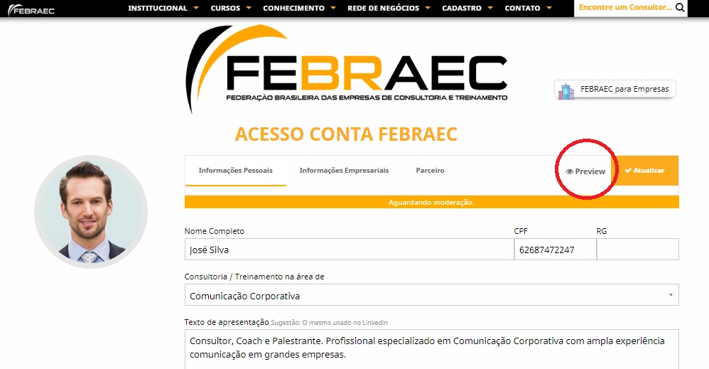 Cadastro FEBRAEC® - Passo a Passo